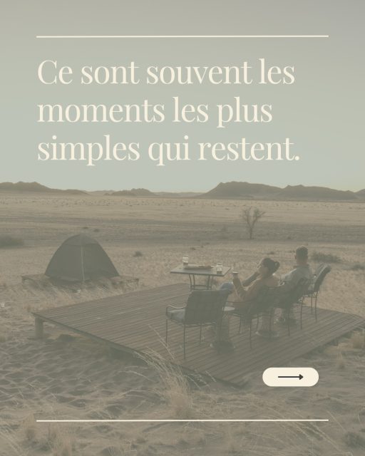 Laisser place à l'essentiel.
📷 Credits to : Desert Homestead Lodge - Kalahari Red Dunes Lodge - Wolwedans Collection